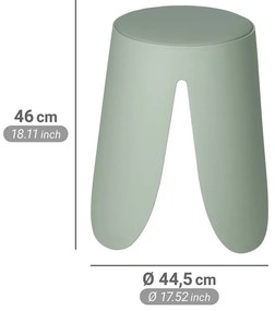 Szałwiowy plastikowy stołek sztaplowany Comiso – Wenko