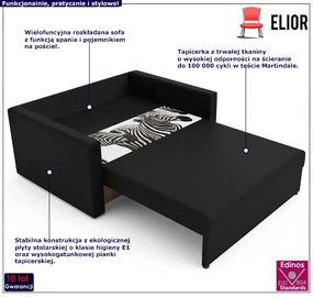 Amerykanka młodzieżowa czarny + zebra - Idra 5X