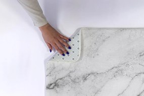 Dywanik łazienkowy Dywanik łazienkowy Biały marmur