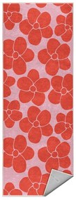 Czerwono-różowy chodnik odpowiedni do prania 80x200 cm Poppy Fields – Mila Home