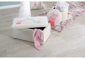 Biała ławka dziecięca Peppa Pig – Roba