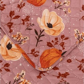Narzuta na łóżko PUMPKINS ROSAVIE, staroróżowy Rozmiar: 170 x 210 cm