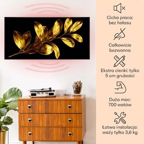 Klarstein Wonderwall Art Smart 700W Panel na Podczerwień W Formie Obrazu Liść