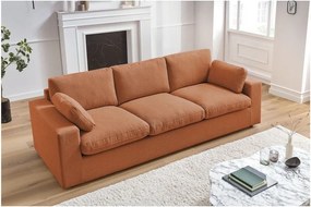 Pomarańczowa sofa 250 cm Belair – Bobochic Paris