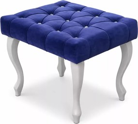 Tapicerowana ławka Chesterfield z pikowanym siedziskiem
