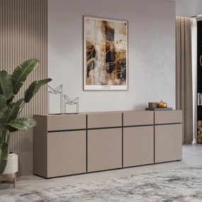 Komoda INCROCIO 225 cm do Salonu Sypialni Odcienie beżu
