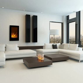 Klarstein Lausanne 2000W 58cm Kominek Elektryczny Naścienny Czarny