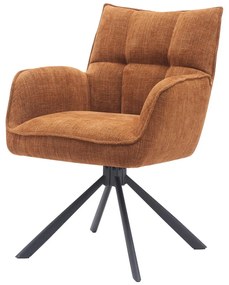 Pomarańczowe krzesła zestaw 2 szt. Marilla – Unique Furniture