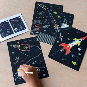 Obrazki do ścierania Space Age – Rex London