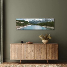 Obraz górskiego krajobrazu (170x50 cm)