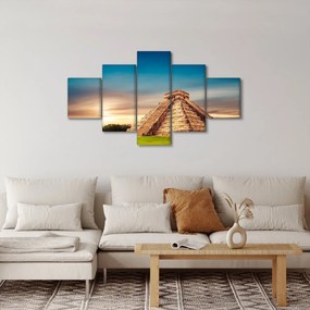 Obraz słynnego pomnika Majów (125x70 cm)