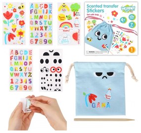 Woopie art&amp;fun zestaw kreatywny magiczna torebka + naklejki do dekoracji ponad 109 szt. (zestaw 5 szt.)