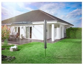 Ogrodowa suszarka na pranie w kolorze srebra 60 m Linomatic 600 Plus – LEIFHEIT