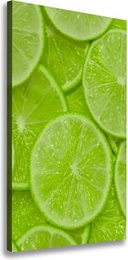 Nowoczesny obraz canvas na ramie pionowy Limonki
