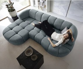 Narożnik VELPA S z elektryczną regulacją siedziska Lewostronny wolnostojący w tkaninie PUENTE 94 WERSAL