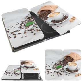 Płyty ochronne na kuchenkę ze szkła hartowanego zestaw 2 szt. 52x30 cm Café Aromatica – Maximex