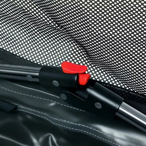 PawHut Składana torba transportowa dla psa z poduszką, zdejmowanym i nadającym się do prania pokrowcem, wykonana z tkaniny Oxford, dla psów do 22 kg, zielony wojskowy | Aosom PL