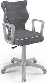 Ergonomiczne krzesło dla młodzieży Norm Grey rozmiar 5 (146-176,5 cm)