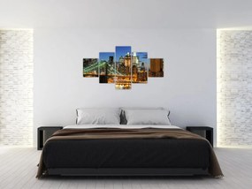 Obraz - Most z Nowym Jorkiem (125x70 cm)