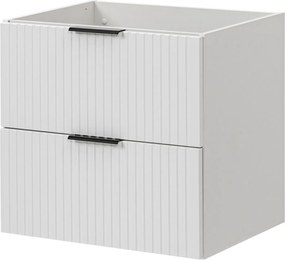 Szafka wisząca  podumywalkowa z szufladami biała 60 x 46 cm ASTROS White