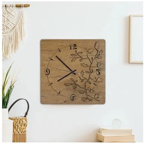 Li-Go 5499/DUB2 - Zegar ścienny 1xAA 40x40 cm dąb