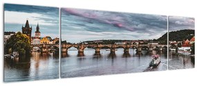 Obraz Mostu Karola (170x50 cm)