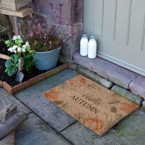 Wycieraczka z włókna kokosowego 40x60 cm Hello Autumn – Artsy Doormats