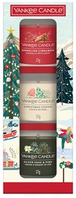 Yankee Candle Zestaw upominkowy 3 szklanych świeczek wotywnych Christmas Classics 2025