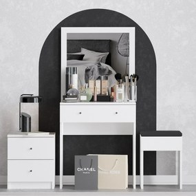 Stolik kosmetyczny Nice White
