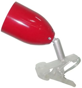 Czerwona lampka LED klips - K317-Basani