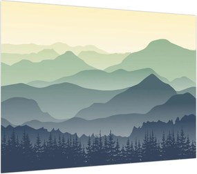 Obraz - Forest Mountain (70x50 cm)