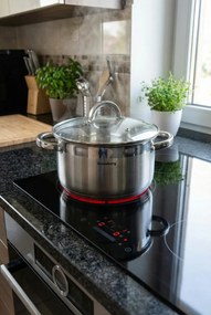 Garnek z pokrywką na każdy tym kuchni 6L W3-K79