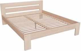 Łóżko podwójne w kolorze naturalnym 160x200 L7-Z18