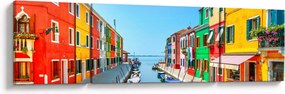 Obraz - Wyspa Burano, Wenecja, Włochy (170x50 cm)