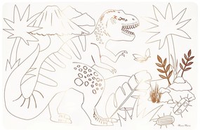 Papierowe maty stołowe zestaw 8 szt. 28x42.5 cm Dinosaurs – Meri Meri