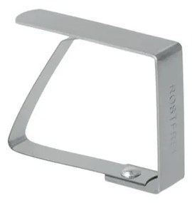 Zestaw 4 klipsów do obrusu ze stali nierdzewnej Metaltex Napkin