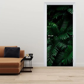 Fototapeta na drzwi - Tropikalna paproć (95x205cm)