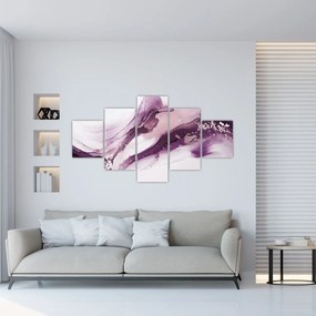 Obraz - Fioletowy płyn artystyczny (125x70 cm)