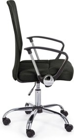 Czarne tapicerowane krzesło biurowe Brisbane – Yes Everyday