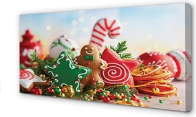 Obraz na płótnie Pierniki i Bombki