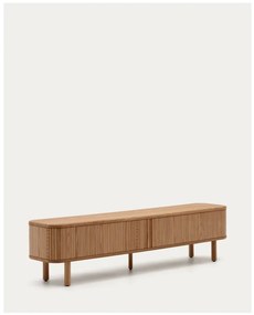 Szafka pod TV w dekorze jesionu w naturalnym kolorze 200x50x40 cm Mailen – Kave Home