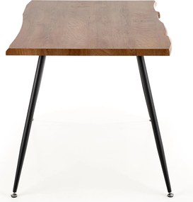 Loftowy stół na czterech nogach z nierozkładanym blatem Larson