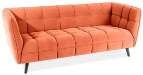 Sofa CASTELLO VELVET 3 cynamonowa SIGNAL