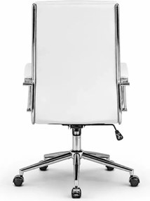 Fotel obrotowy Bralani z ekoskóry – ergonomiczny i komfortowy do biura lub domu
