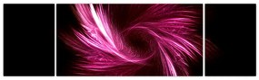 Obraz - różowa abstrakcja (170x50 cm)