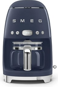Programowalny ekspres przelewowy Smeg na 10 filiżanek 1050W design Lata 50 Navy Blue