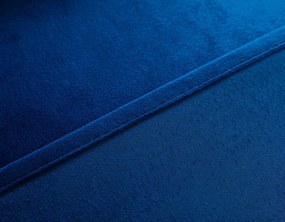 Niebieska zasłona zaciemniająca VELVET 140x250 cm Zawieszanie: Taśma z wiązaniami