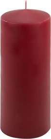 Zestaw świec filarowych, 25 cm, Ø 10 cm, bordowe, 4 szt.
