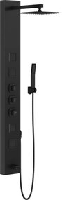 Mexen Orco panel prysznicowy, czarny - 7607-03-70