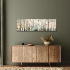 Obraz - Rysowanie wzoru lasu (170x50 cm)